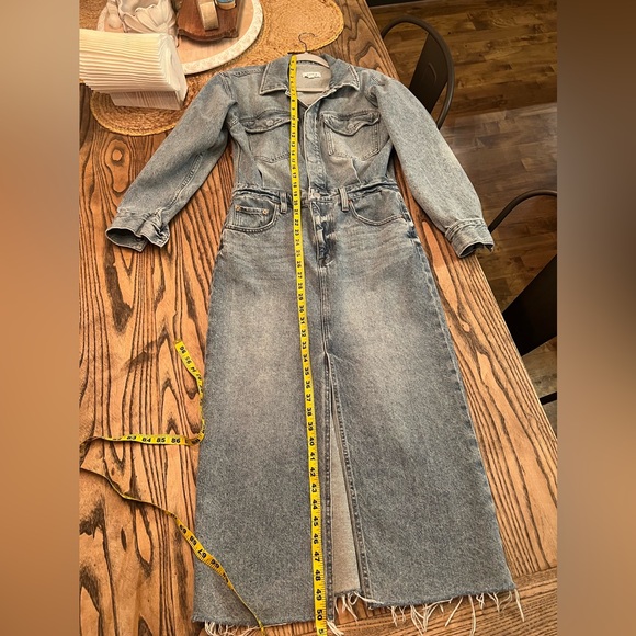 Pistola Amira Denim Dress with Front Slit - Picture 7 of 10